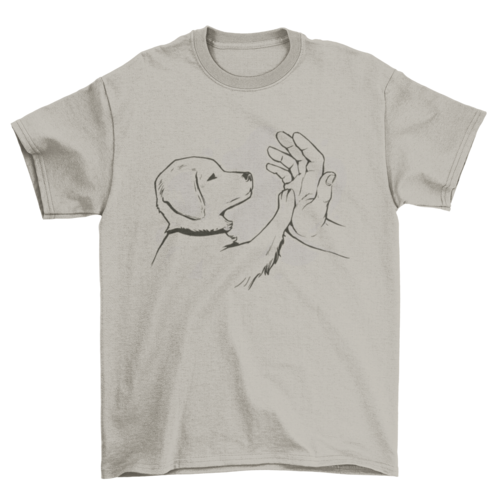 Puppy paw t-shirt
