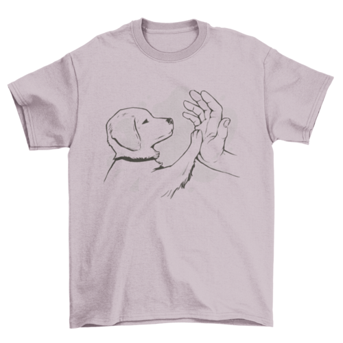 Puppy paw t-shirt