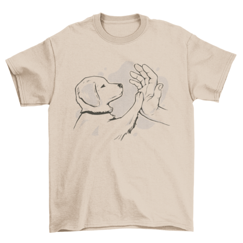 Puppy paw t-shirt
